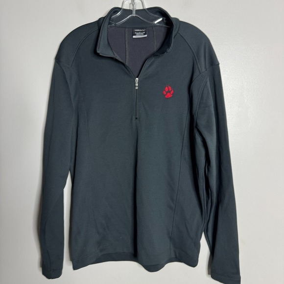 Nike Golf 1/4 Zip‎ Gray Pull Over Sweater Men's Small High School Logo - Picture 1 of 7